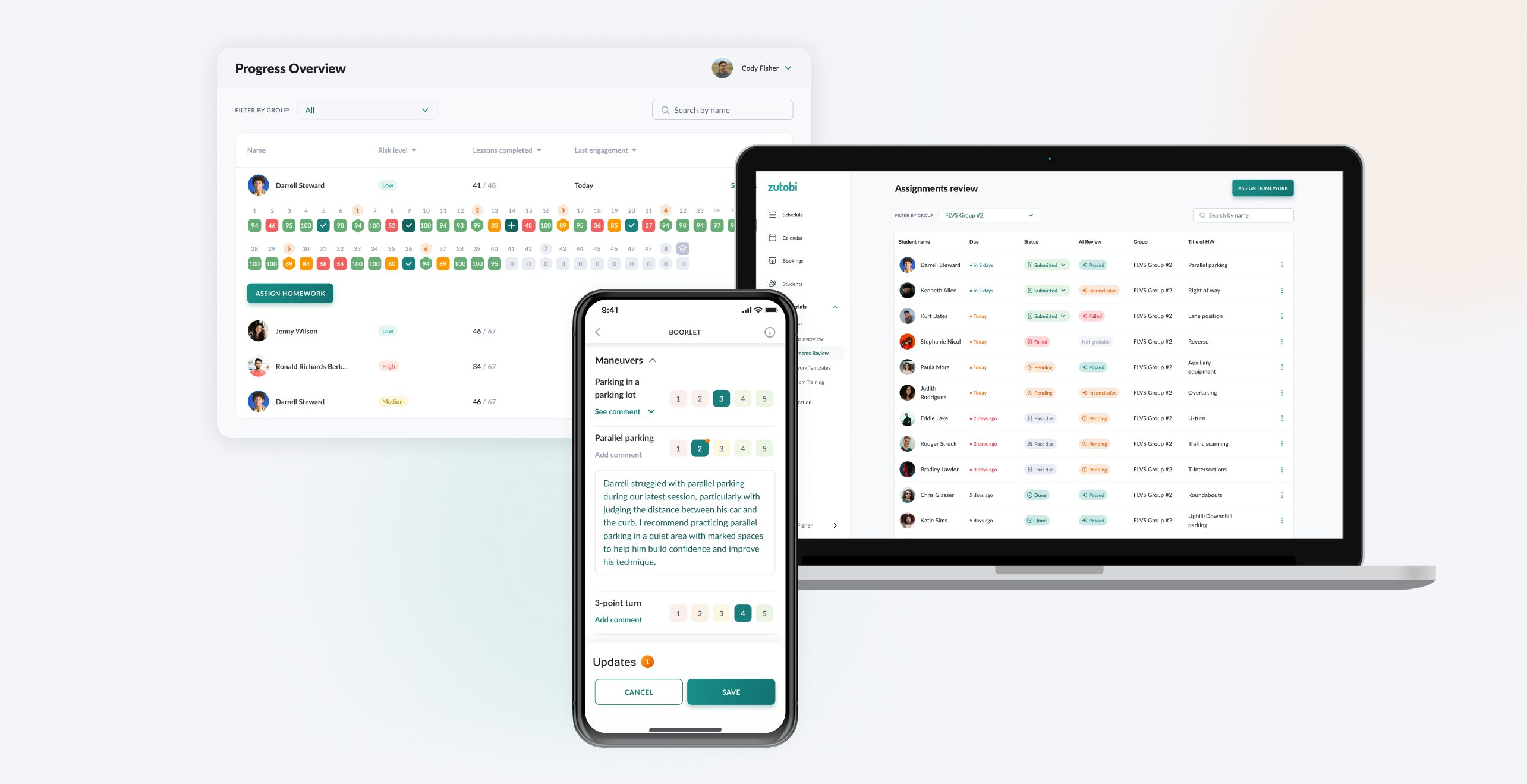 Integrated Progress Tracking