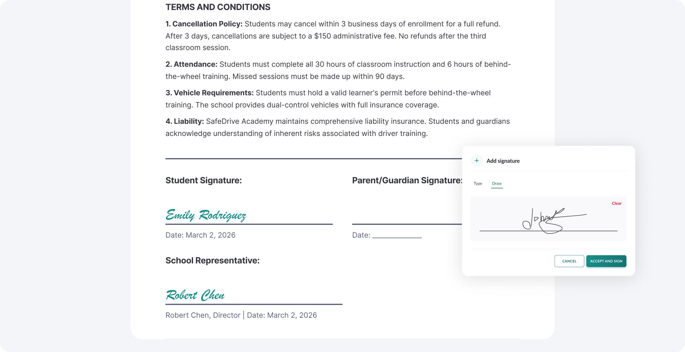 Secure E-Signatures