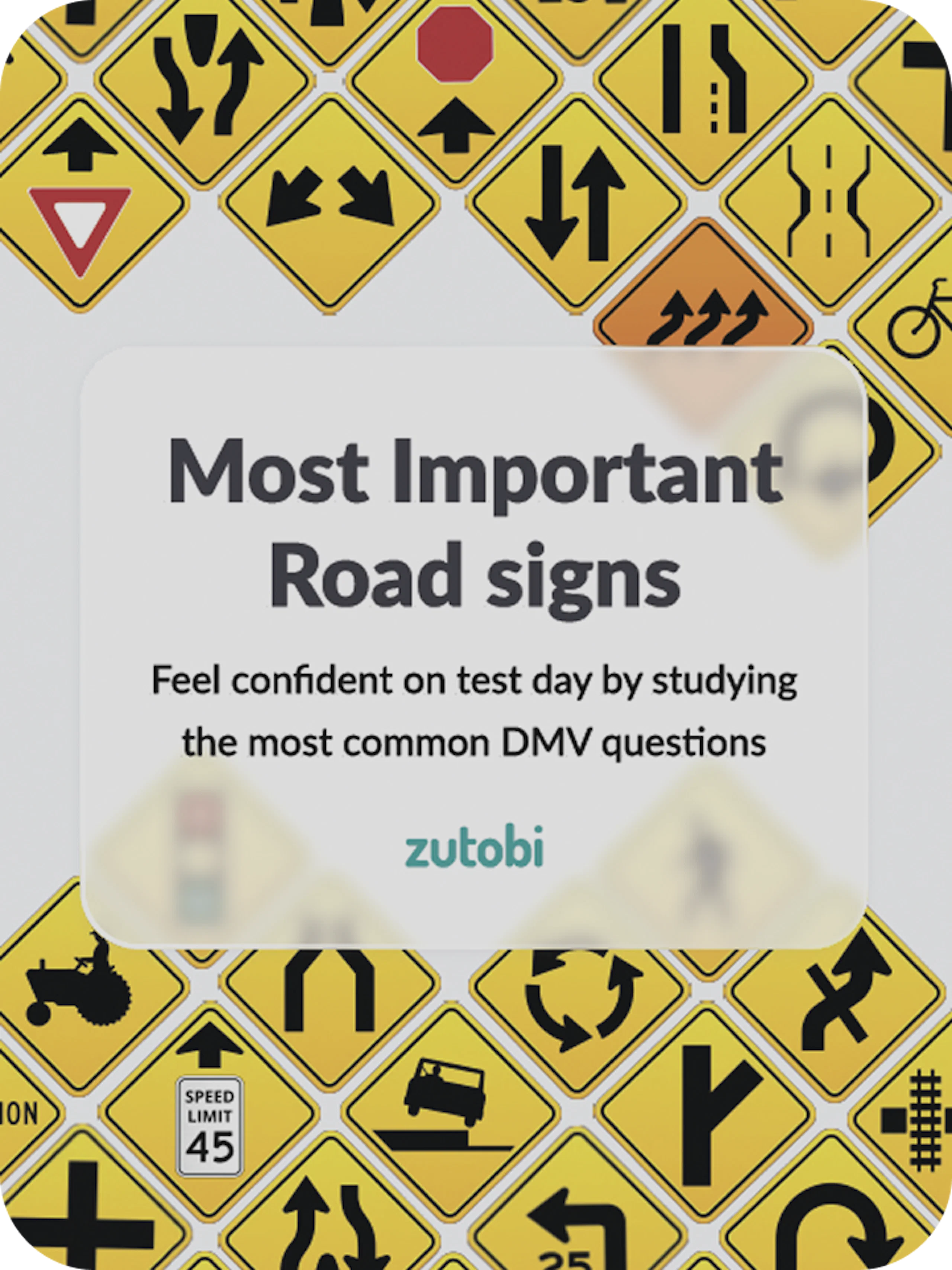 Most important road signs guide