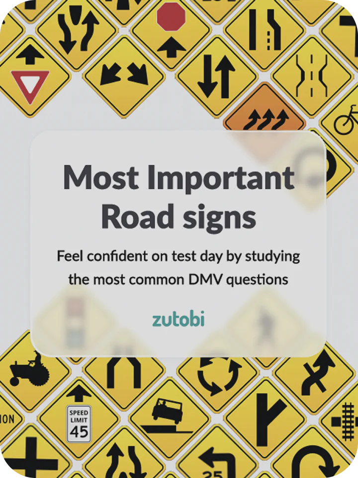 Most important road signs guide