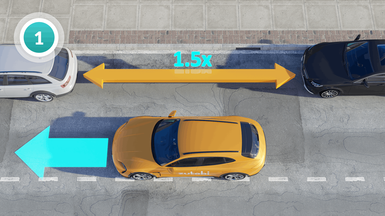 First Step of the Parallel Parking
