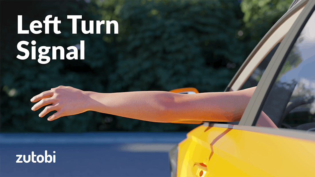 The Hand Signals for Driving Right, Left, Stop [Video] Zutobi