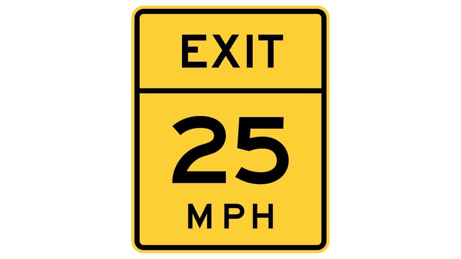 Exit Speed Advisory