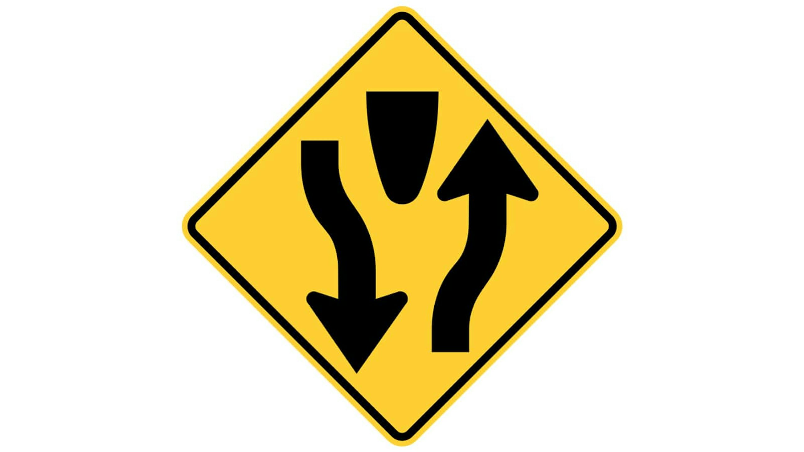 50 Most Common Traffic Warning Signs | Zutobi Drivers Ed