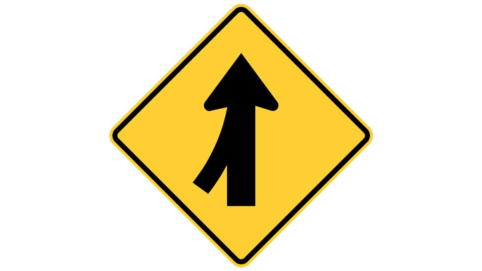 warning sign merge (left)