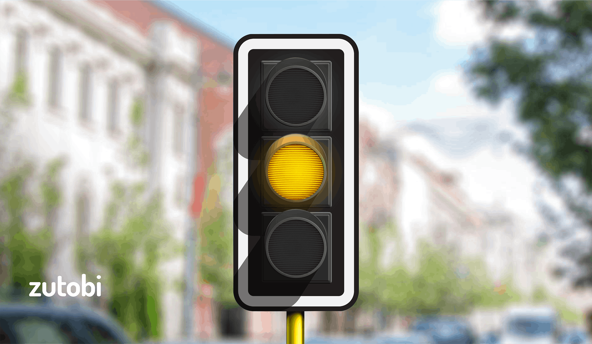 Yellow Traffic Light