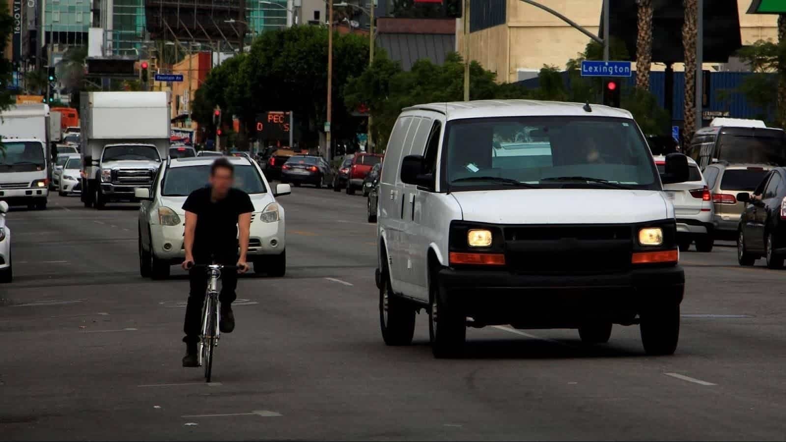 Drive with caution around bicyclists as they are more vulnerable