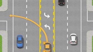 Center Turn Lane Rules Explained | Zutobi Drivers Ed