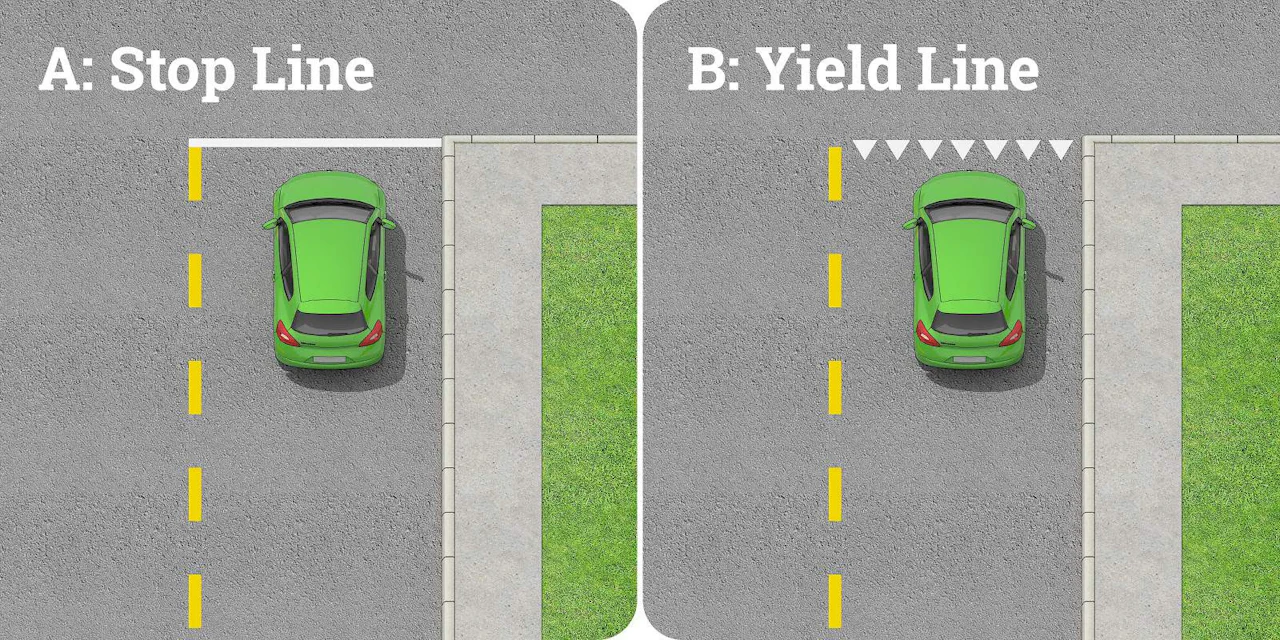 Stop/yield Proceed Sign Who Goes First at Controlled Intersections? STOP & YIELD Signs