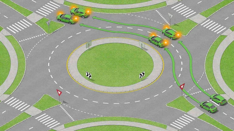 How to Use a Roundabout Correctly: Traffic Rules & Signaling