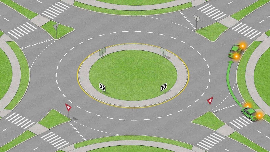 How to Use a Roundabout Correctly: Traffic Rules & Signaling