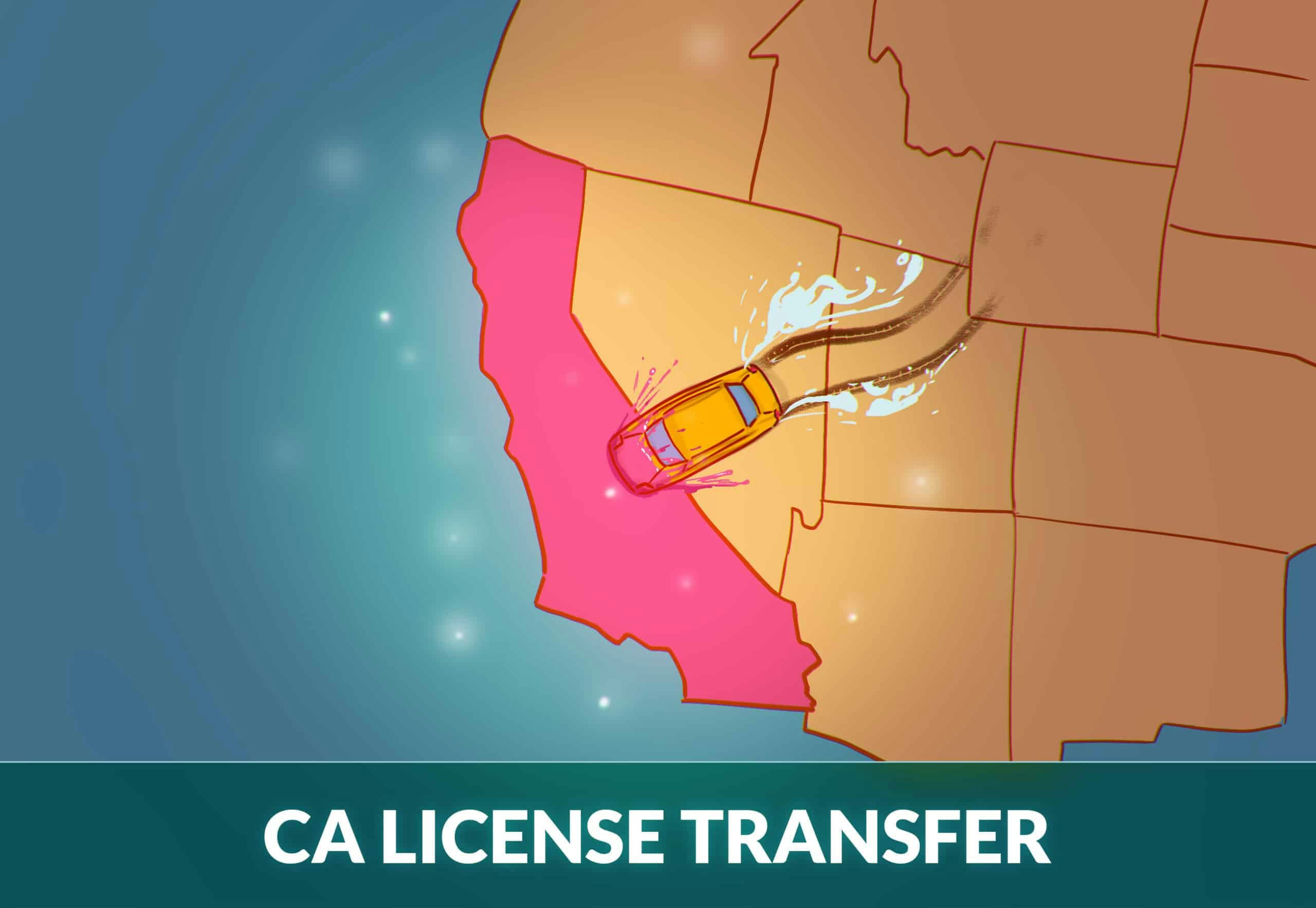 Transfer driver's license to California