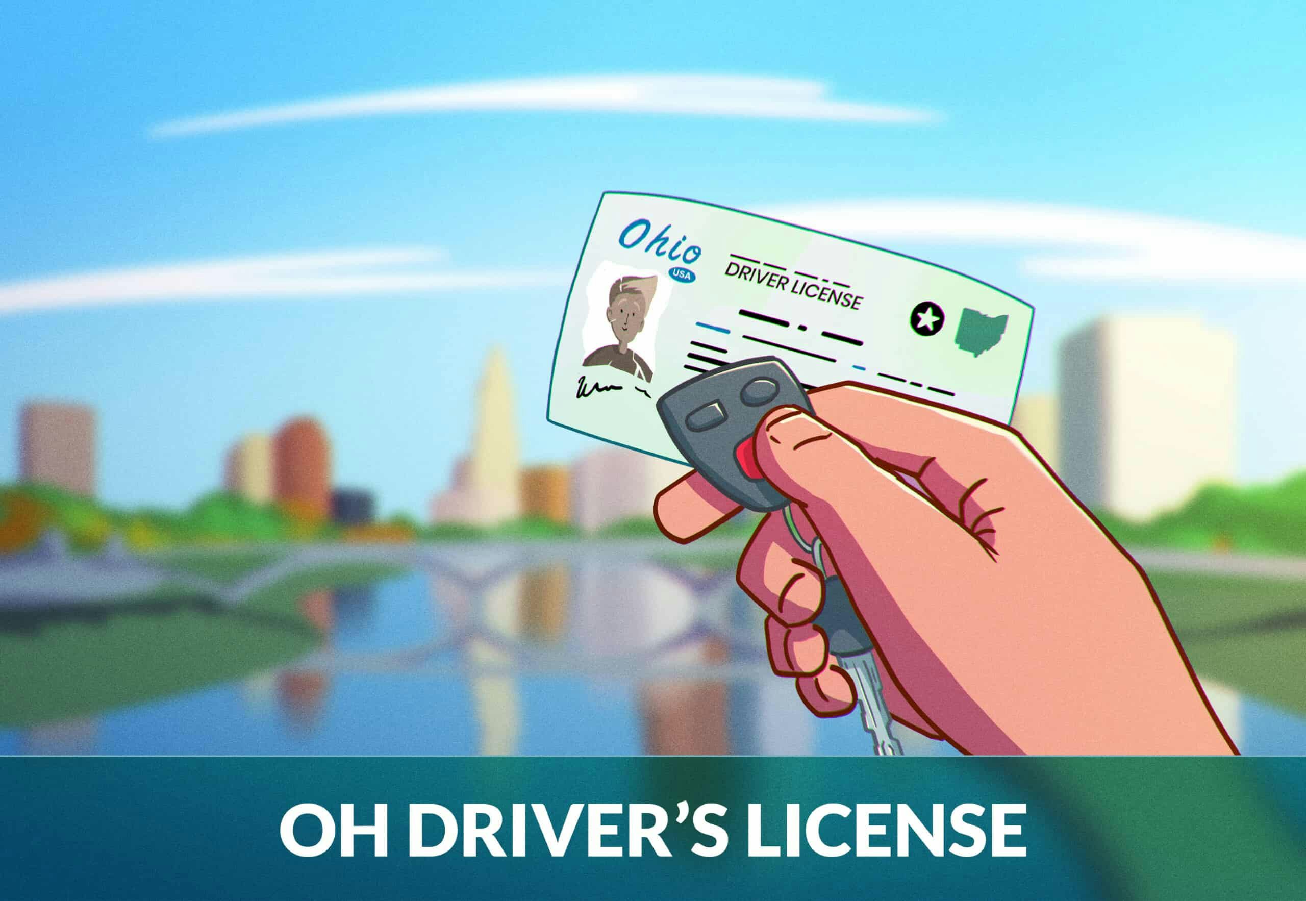 What happens when you fail your driving test in Ohio?