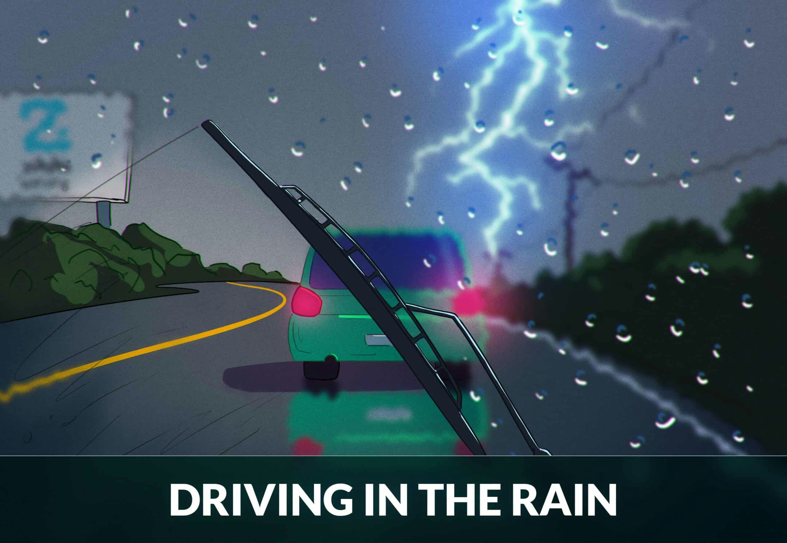 Driving in the rain