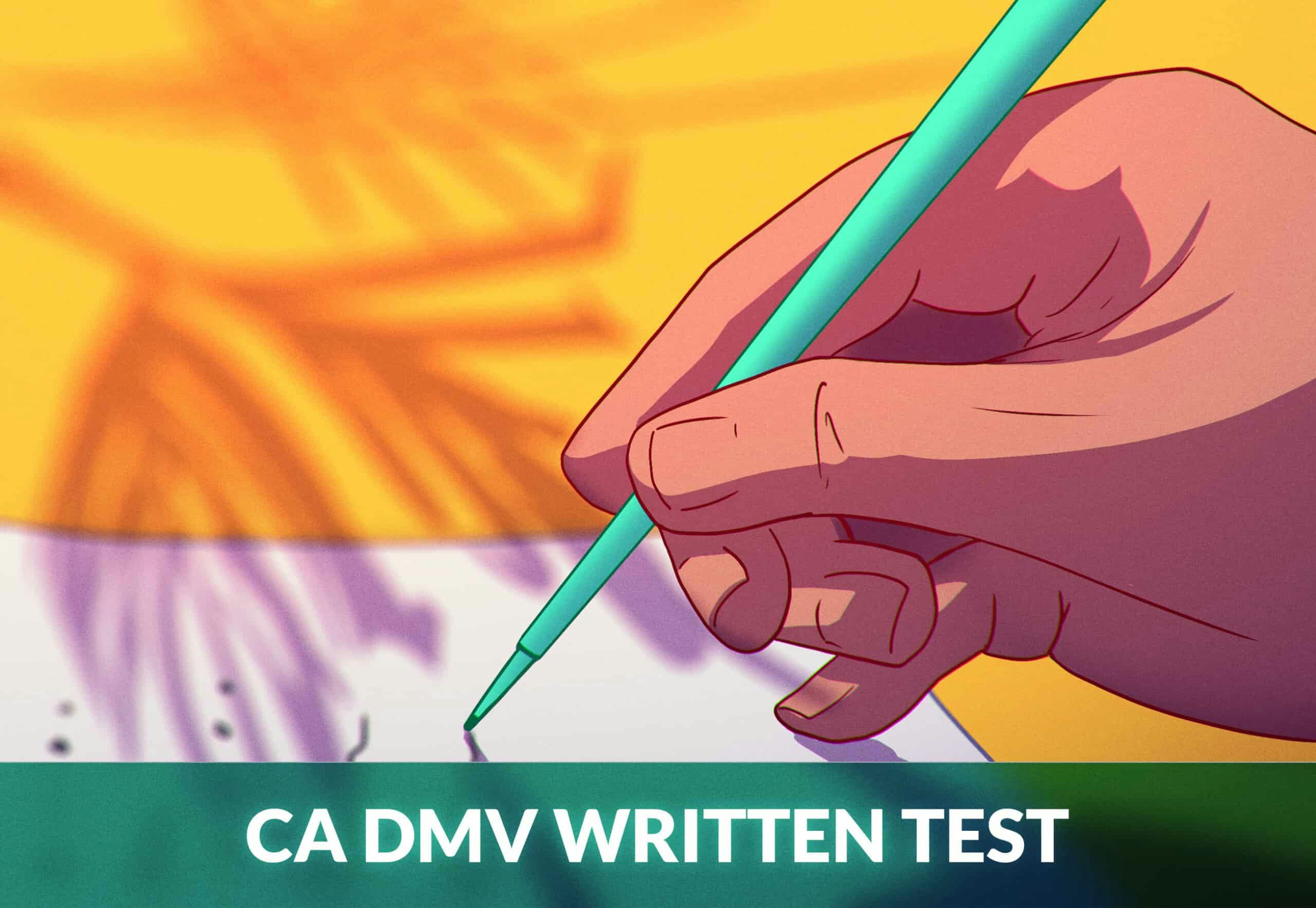 cal dmv written test