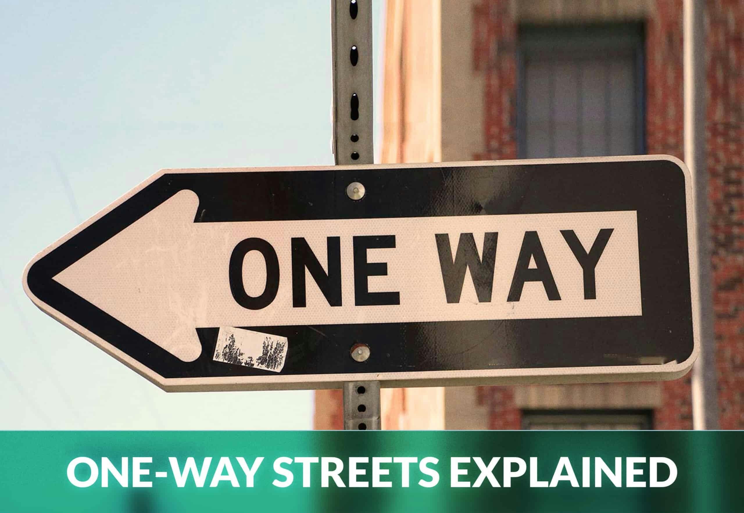 One Way Street Meaning Driving