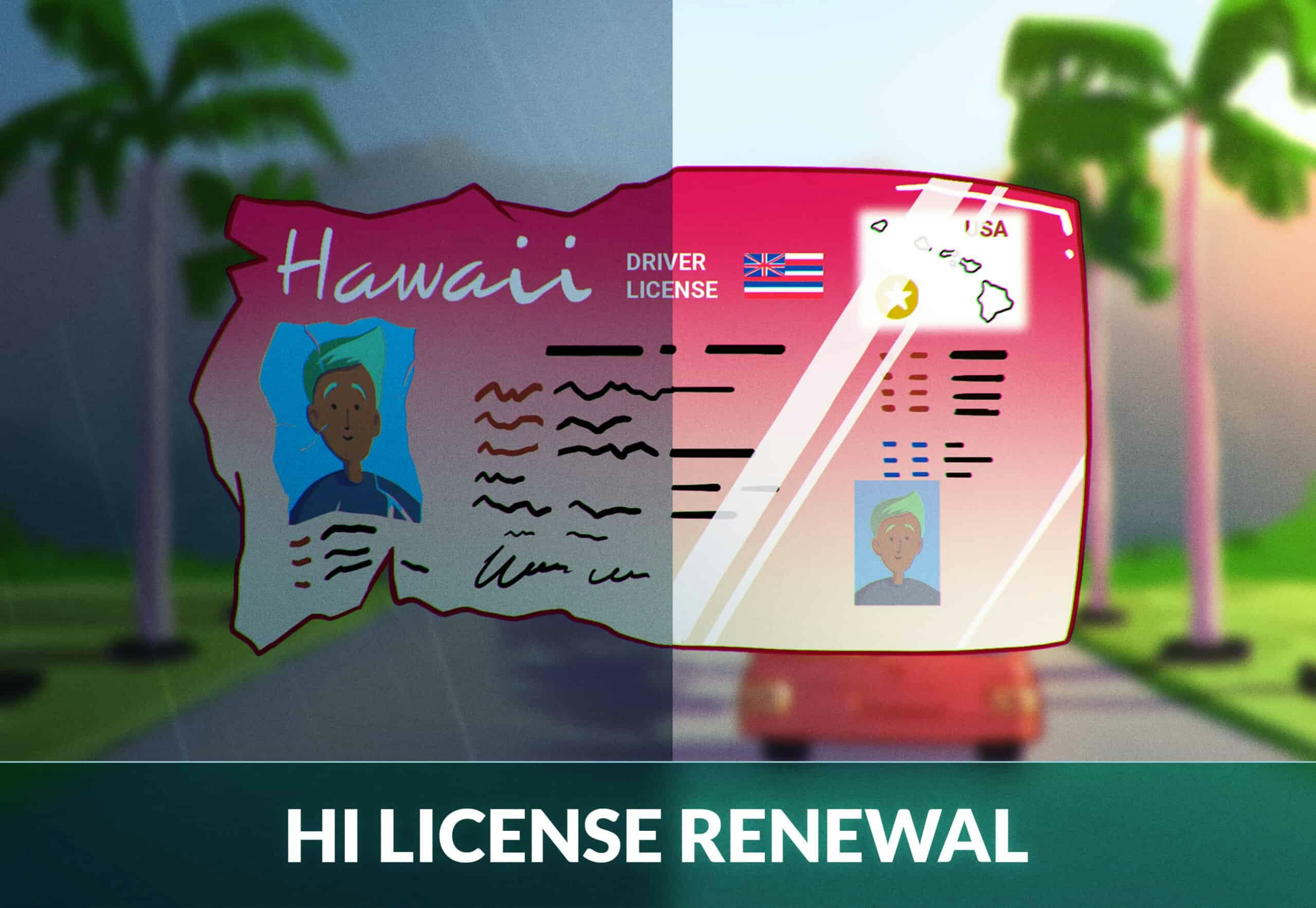 hawaii drivers license permit renewal