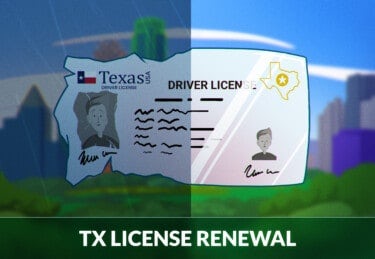 texas drivers license audit number location under 21
