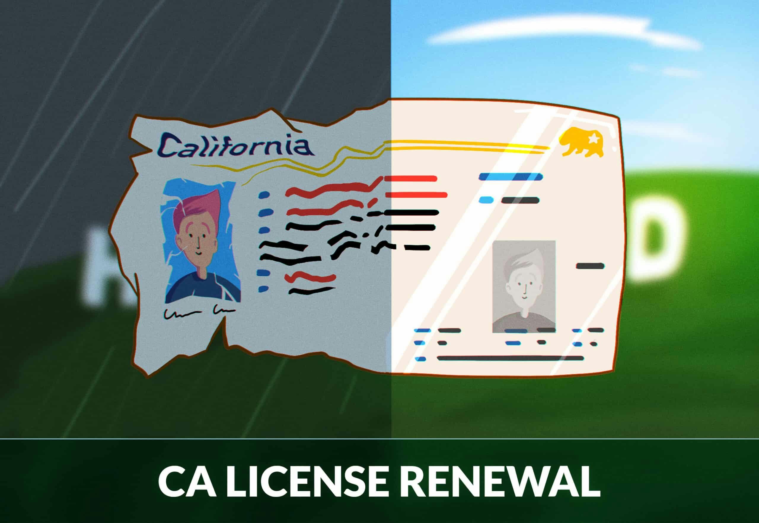 california license renewal for seniors
