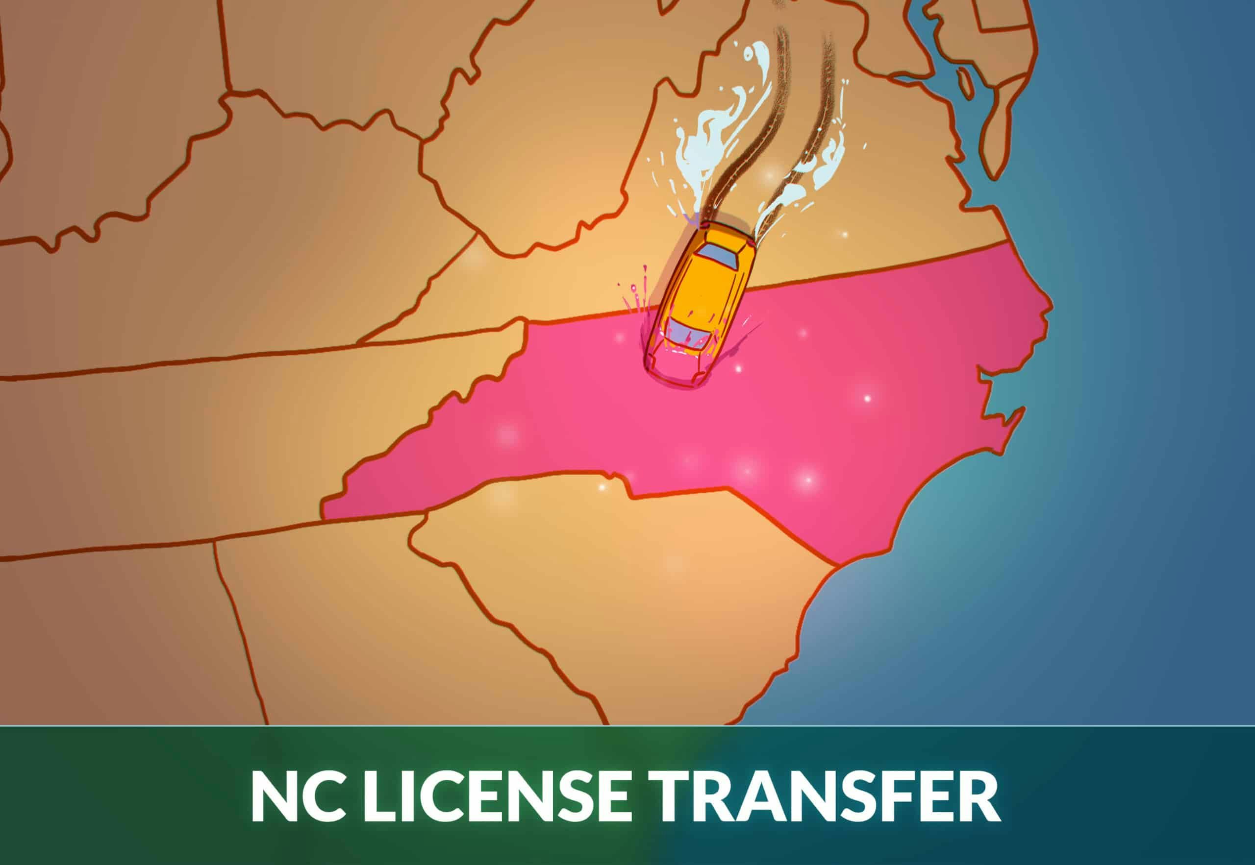 transfer license to North Carolina