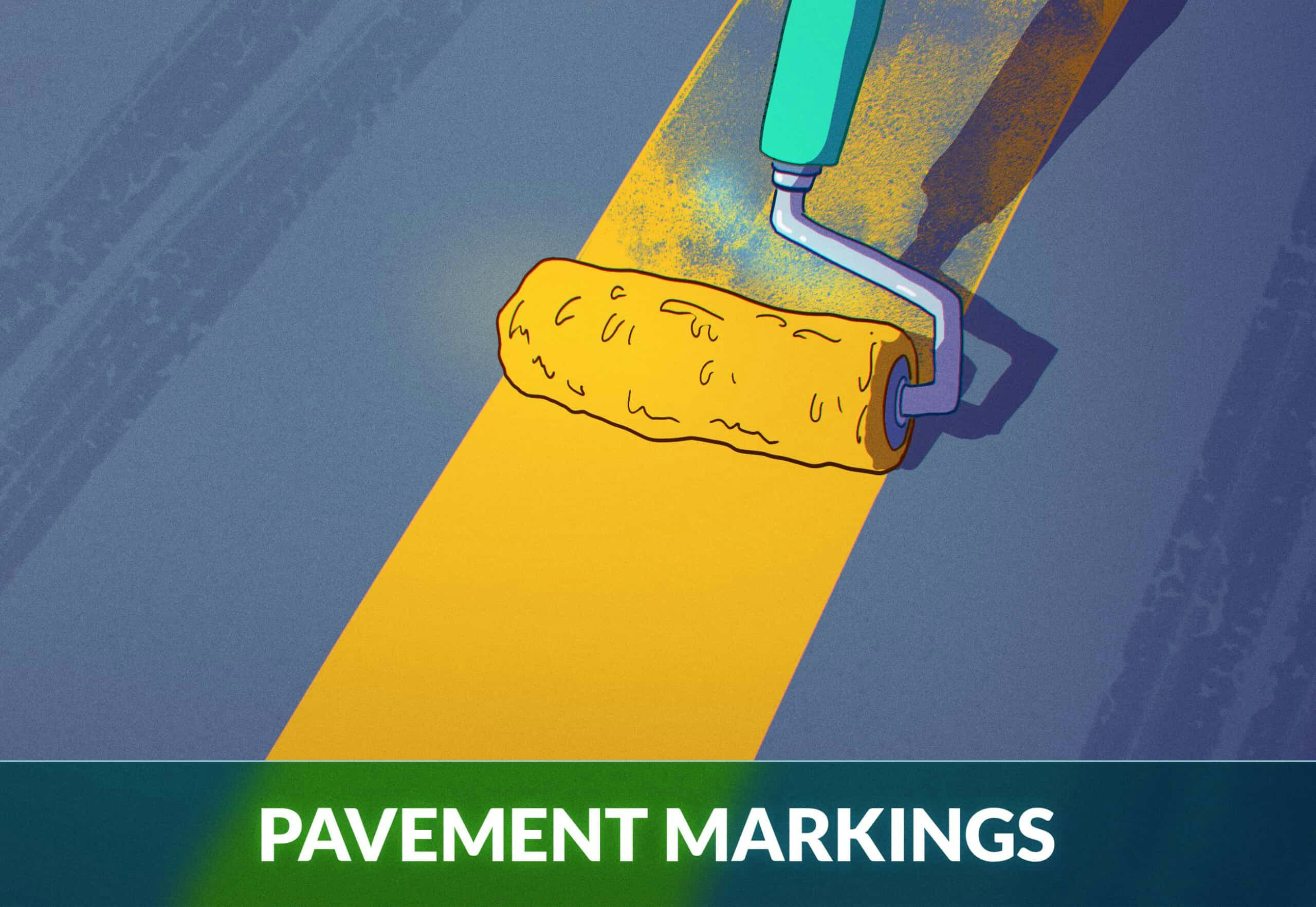 Pavement Markings lane lines road markings
