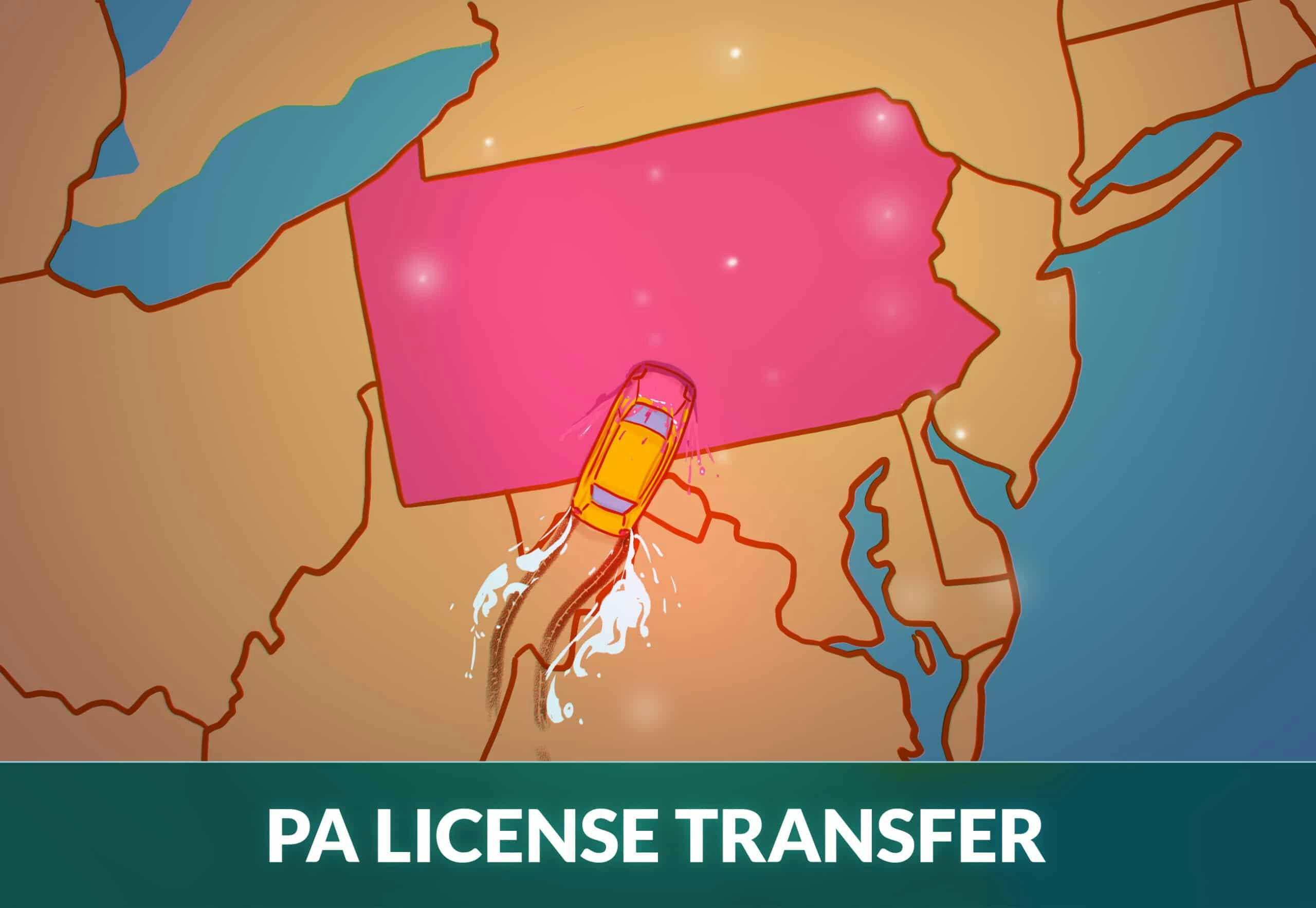 Transfer driver's license to Pennsylvania