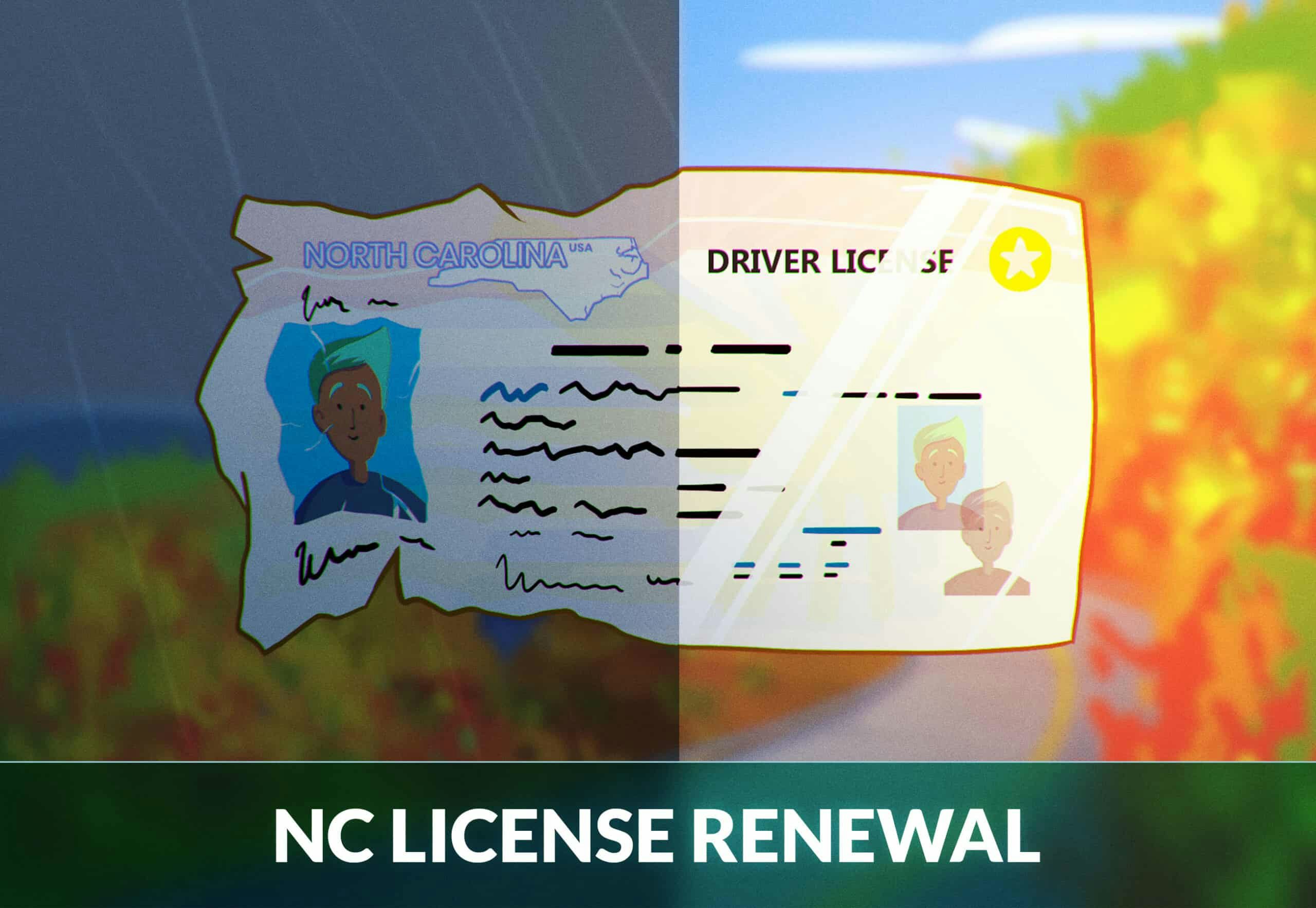 North Carolina driver's license renewal