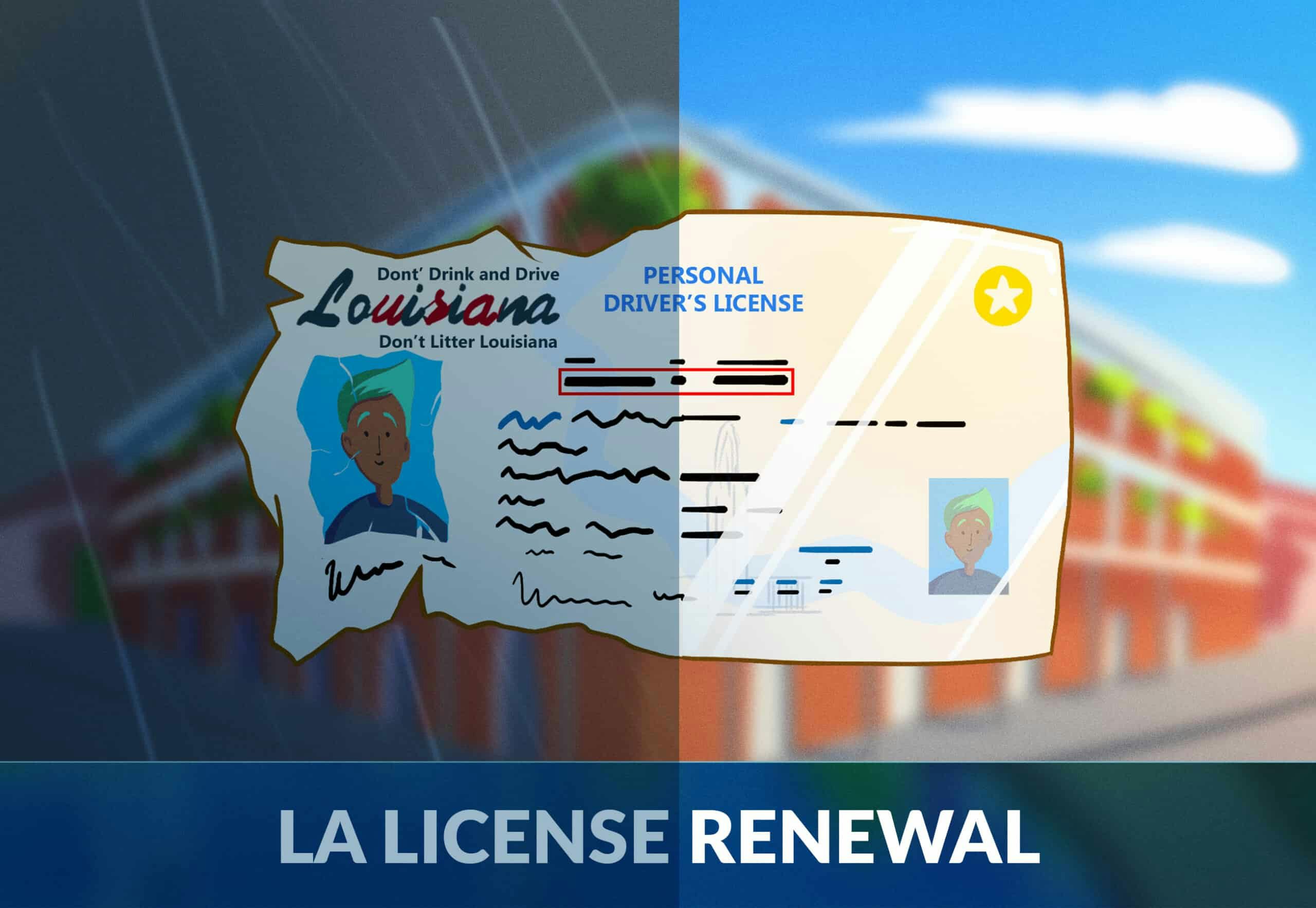 Louisiana driver's license renewal