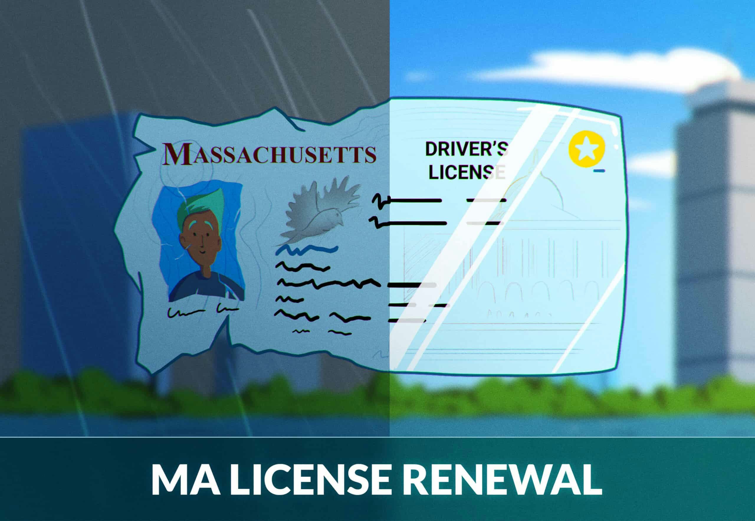 Massachusetts driver's license renewal