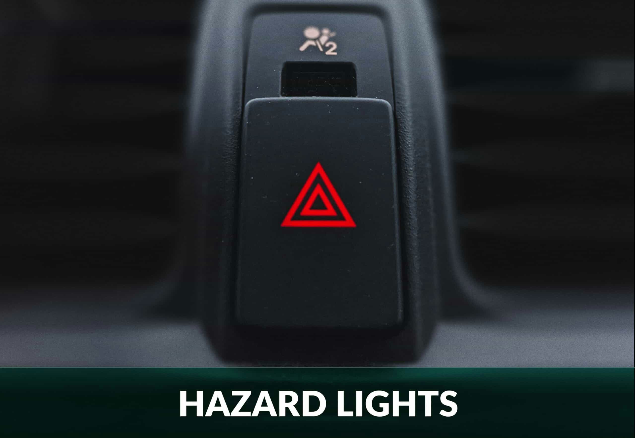 When May Use Hazard Warning Lights