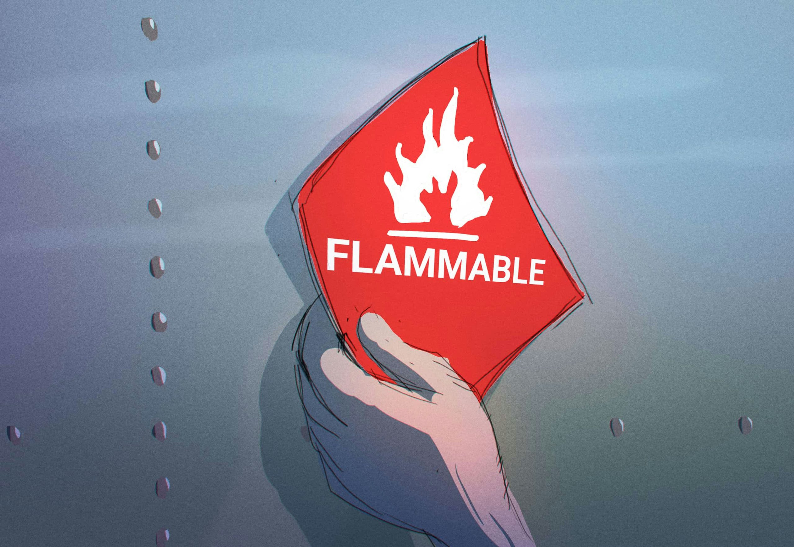 flammable materials placard