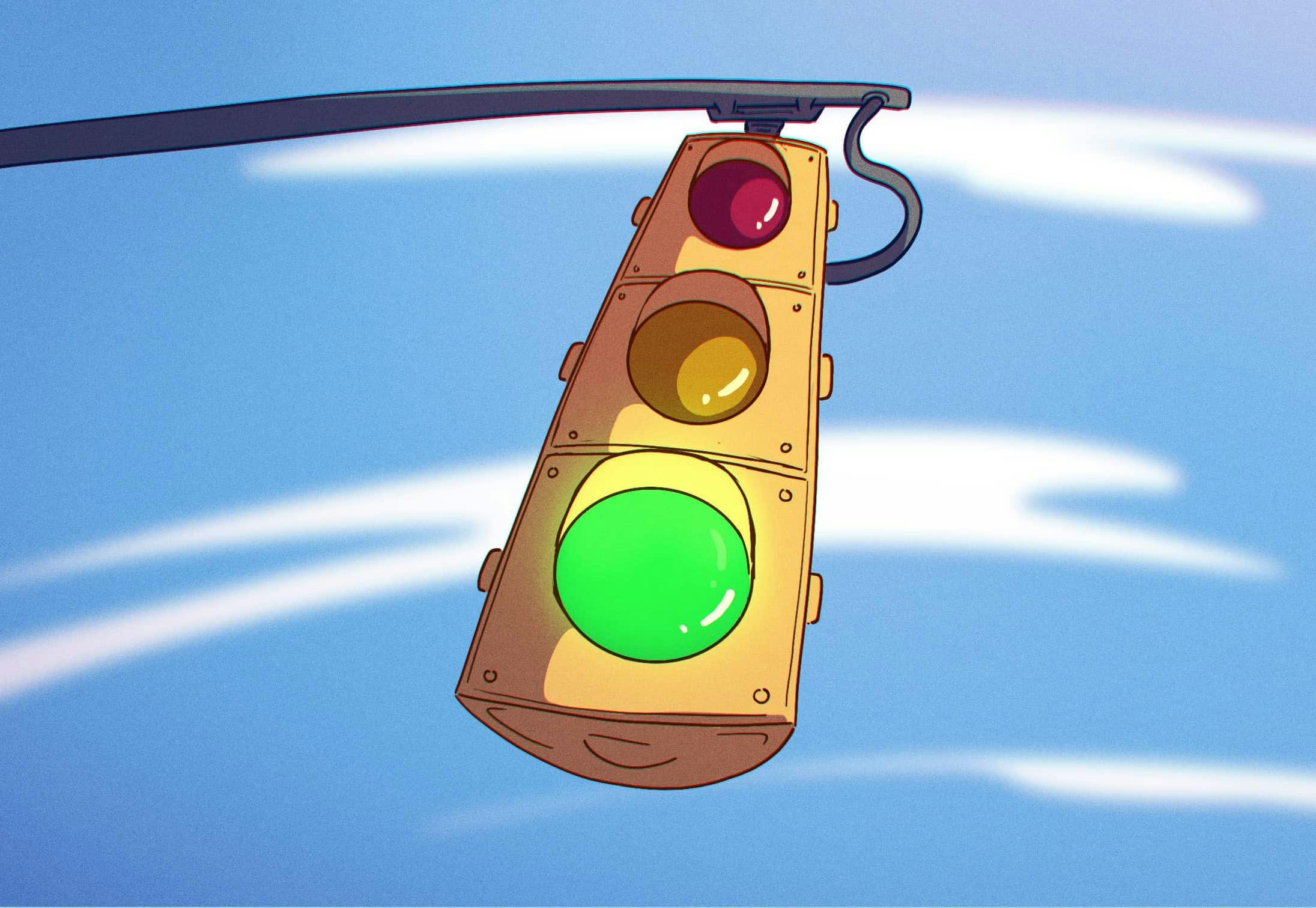 green traffic light