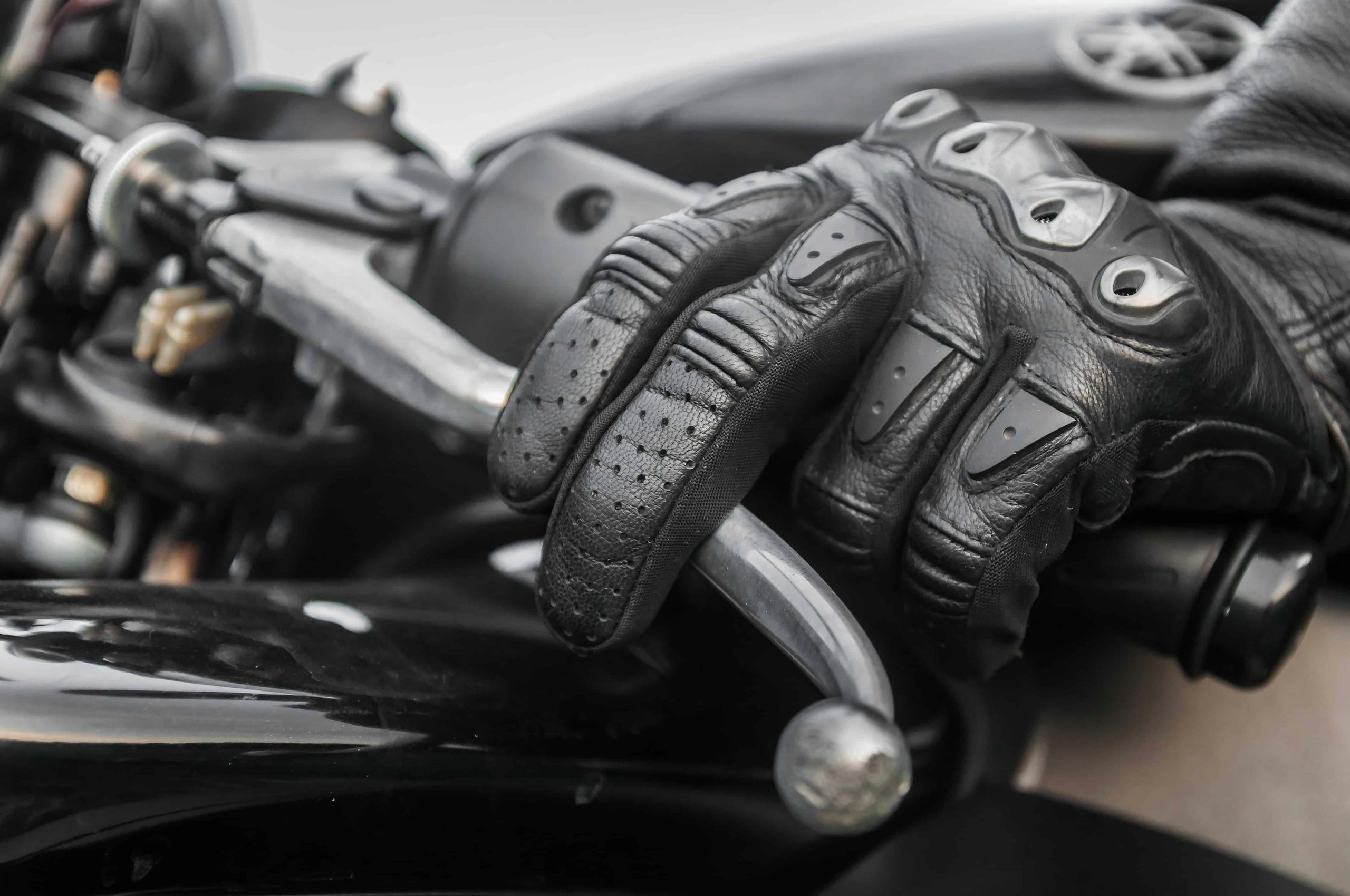 A pair of riding gloves