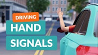 Hand signals for driving
