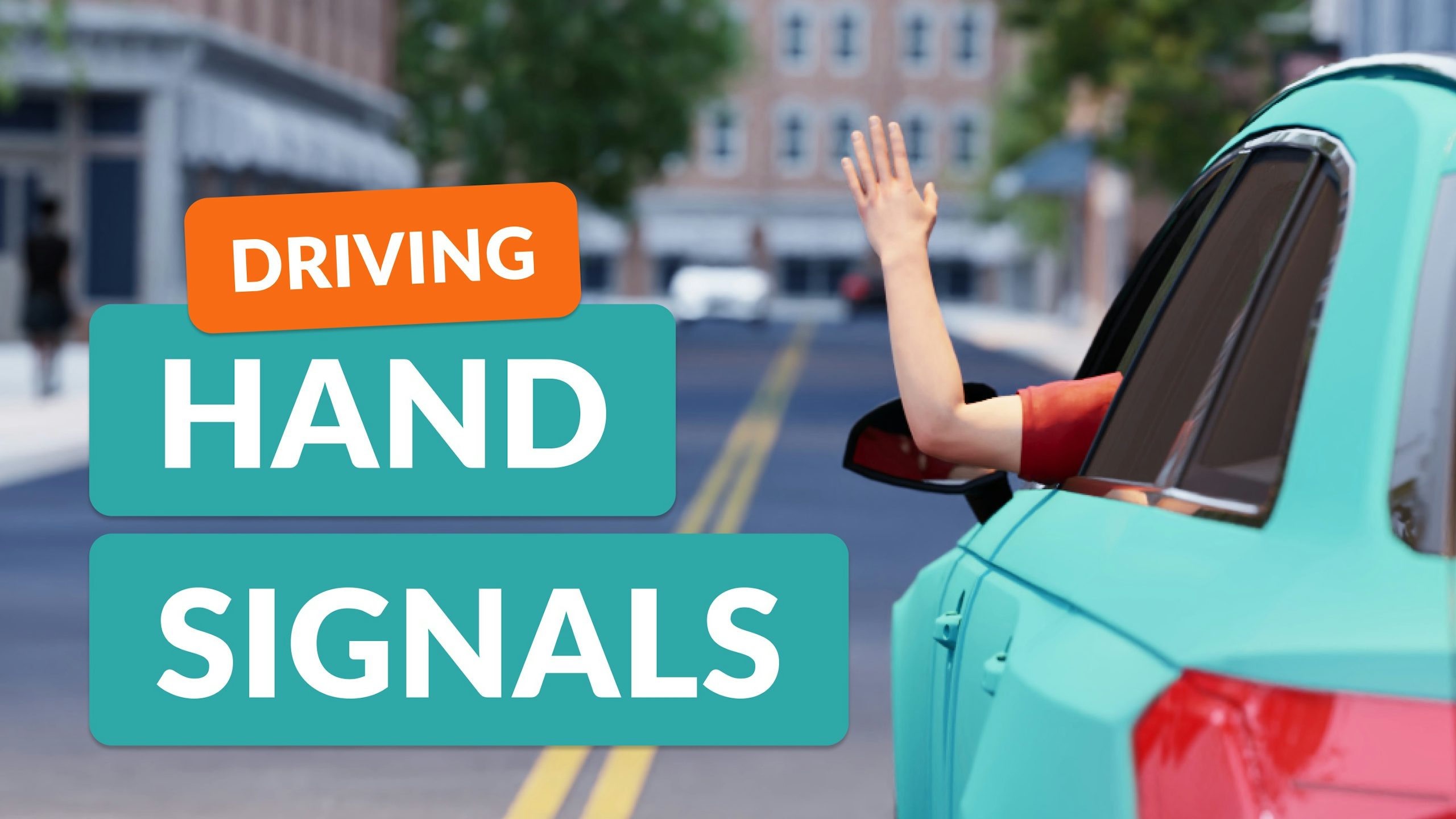 Hand signals for driving