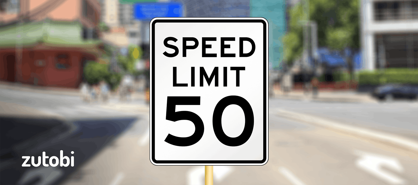 Speed Limit 50 mph