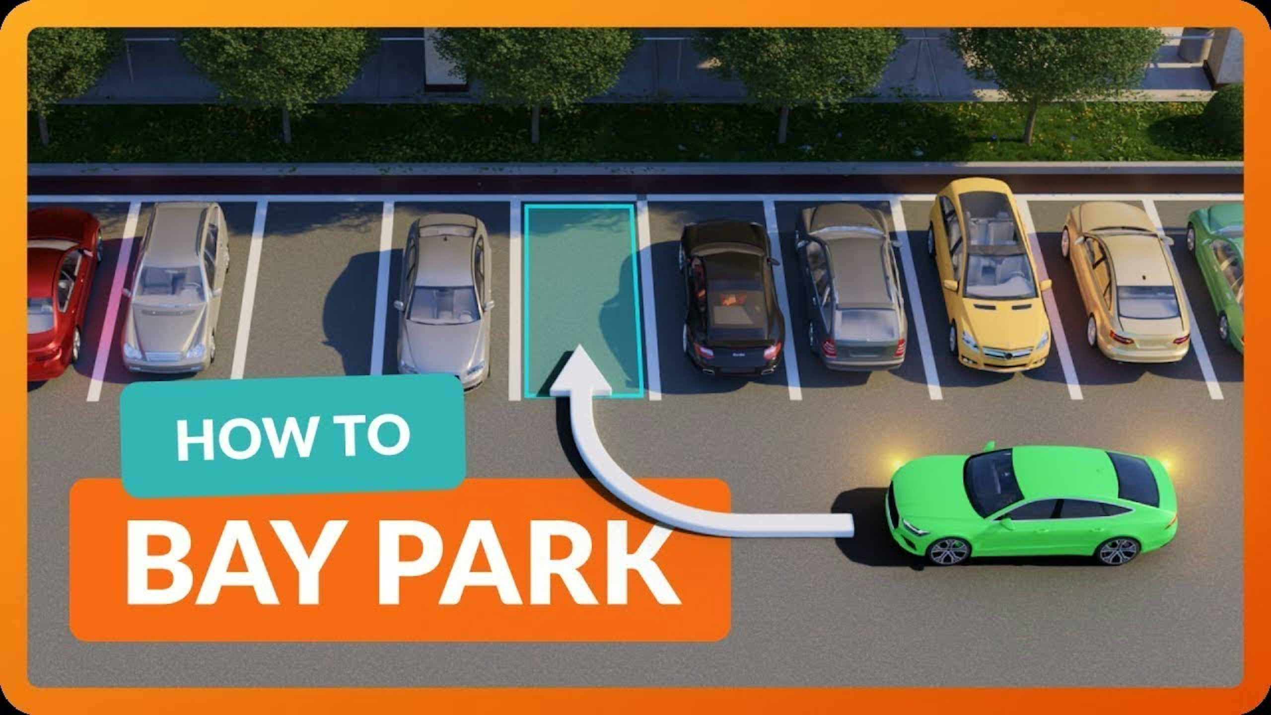 Easy Forward Bay Parking (Step-By-Step) &#8211; Driving Tips