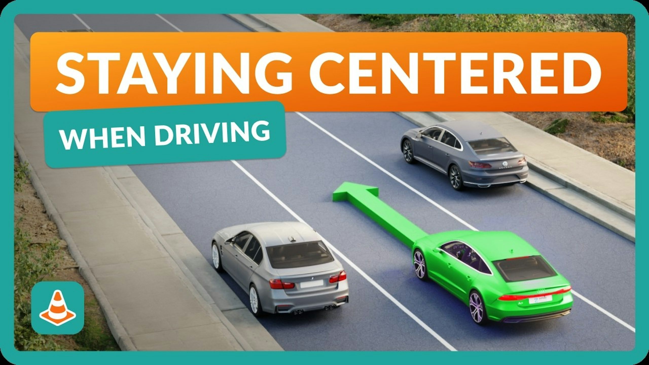 Staying Centered in Your Lane When Driving &#8211; Judging Your Road Position