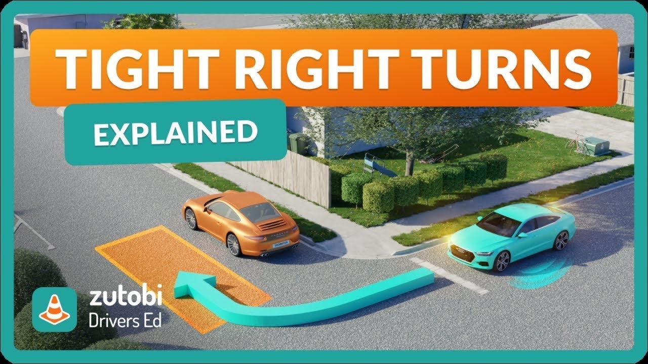 How to Make Tight Right Turns Safely – Driving Instructor Explains
