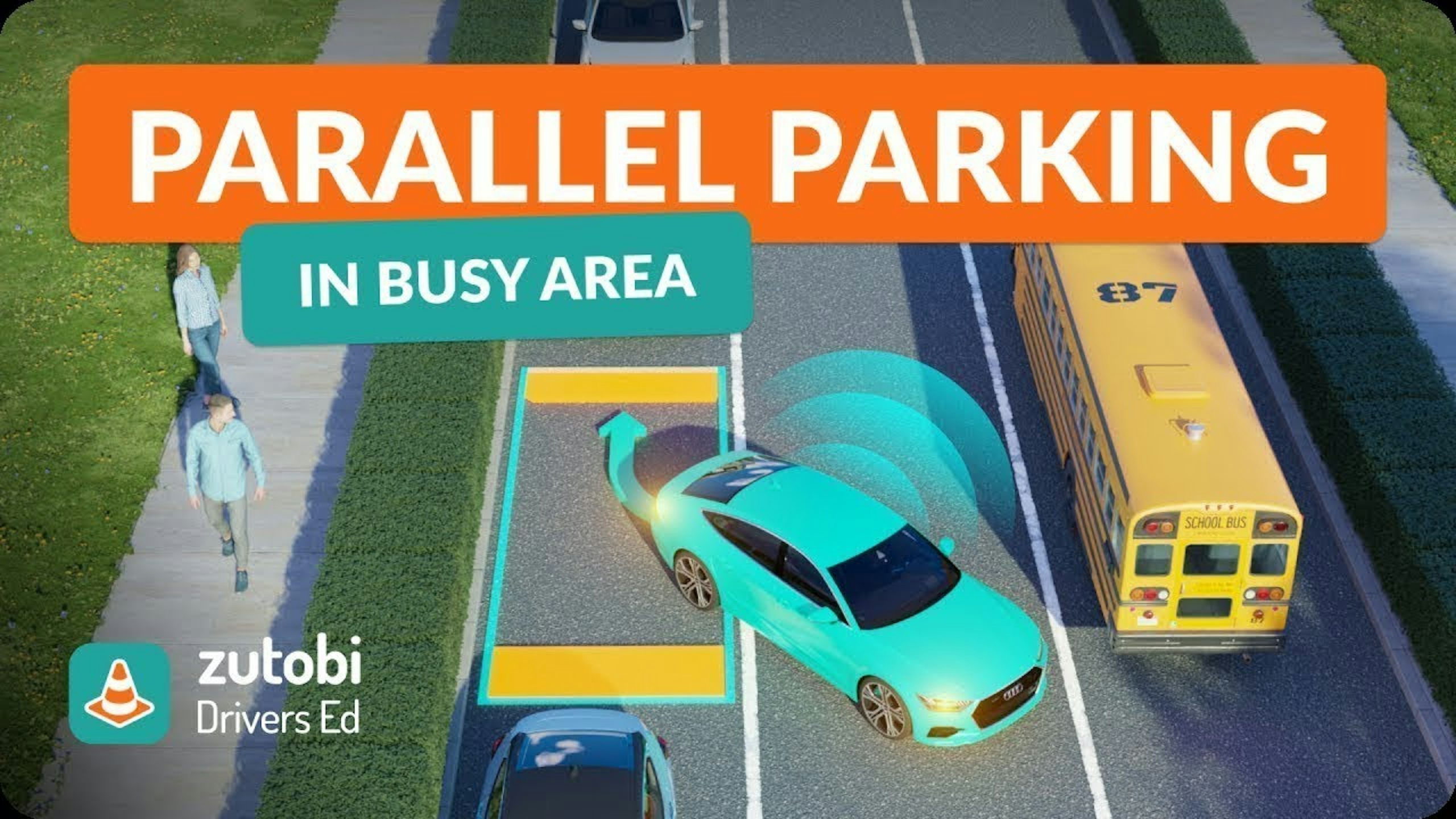 Parallel Parking Step-By-Step / How to Parallel Park Perfectly Every Time