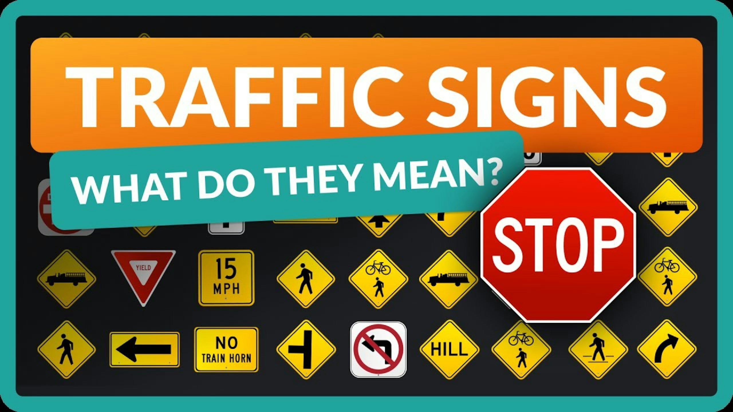 How to Read Traffic Signs &#8211; Driving Test Tips