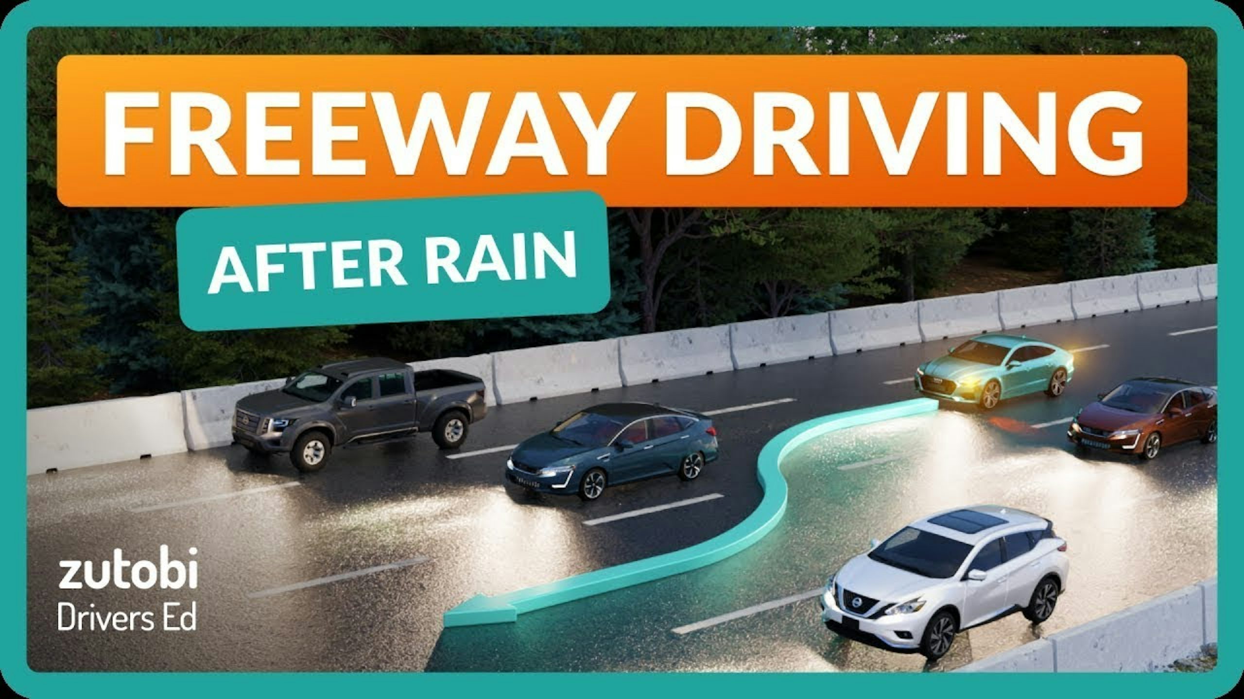 Driving on the Freeway After Rain &#8211; How to Stay Safe