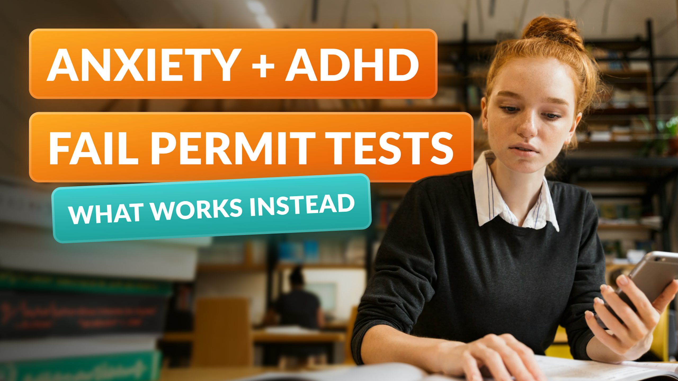Teen struggling with permit test failure looking for better study methods