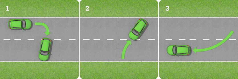 Three Point Turn Guide How to Do a Three Point Turn in 4 Steps | Zutobi