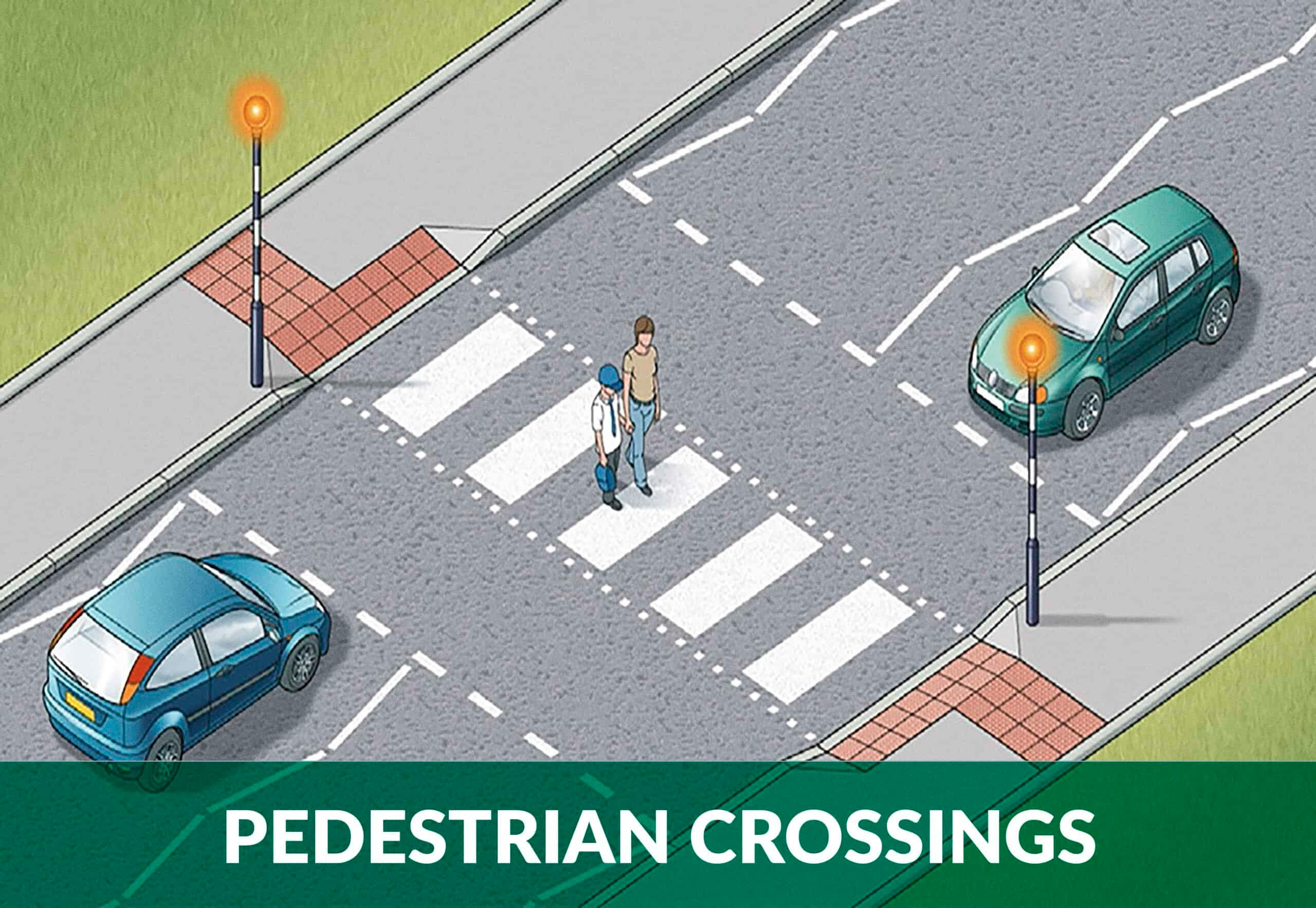 Road crossings explained - zebra, pelican, puffin and toucan crossings