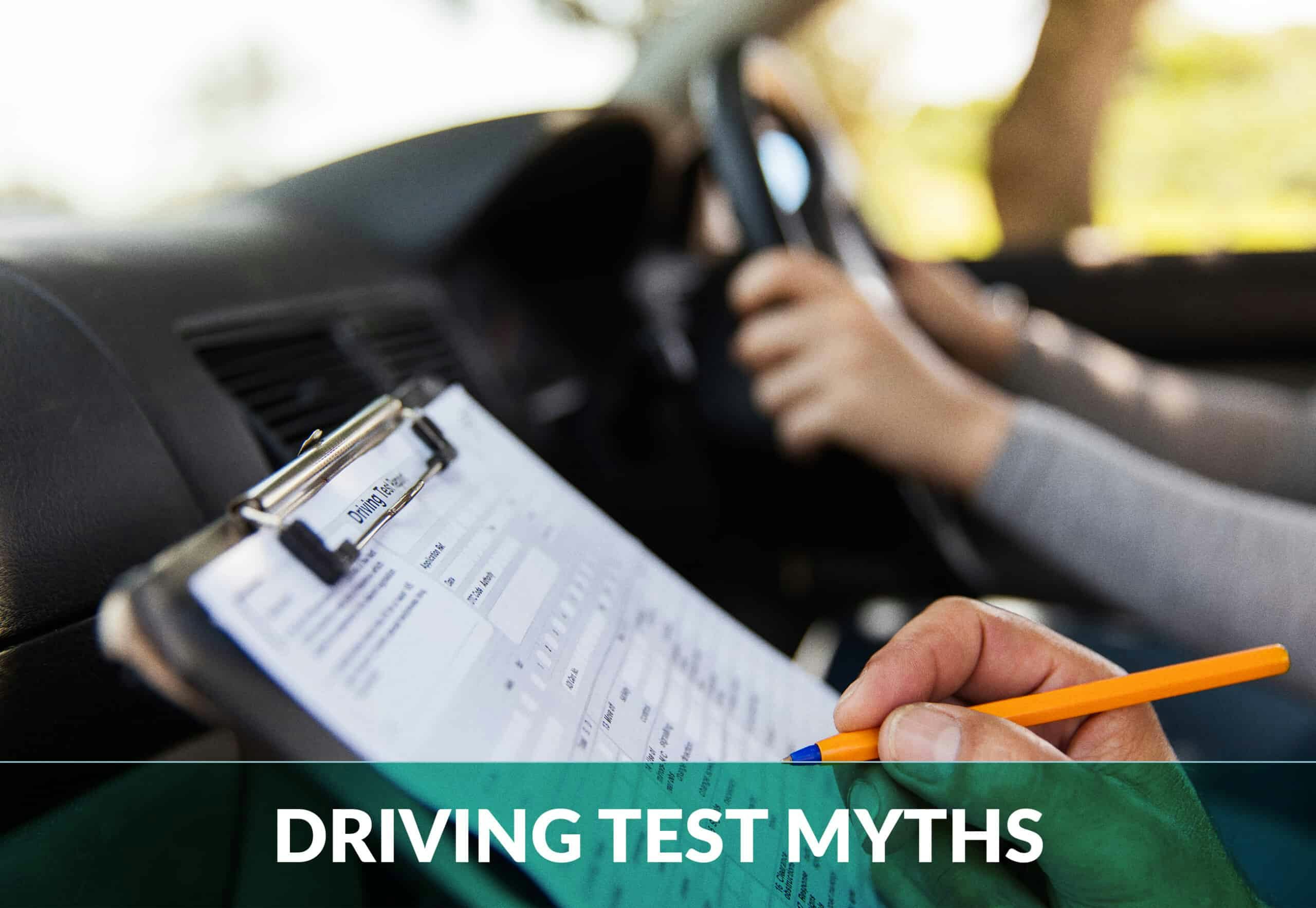 Driving test myths