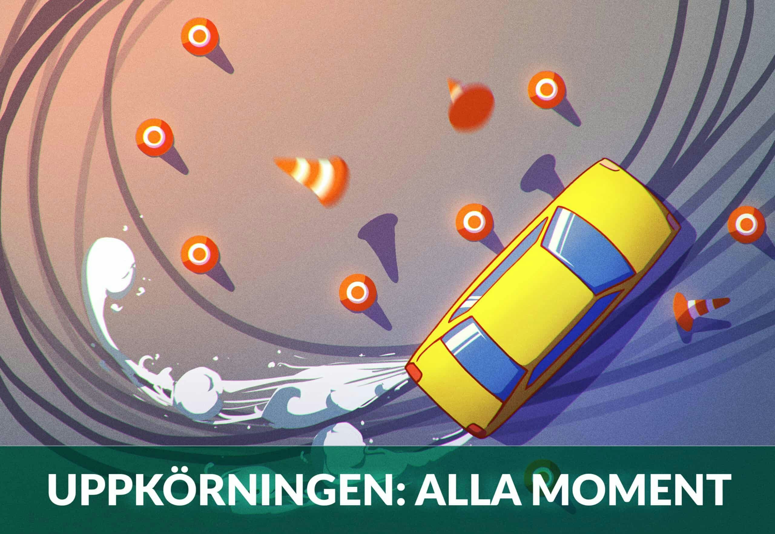 Alla moment på uppkörningen