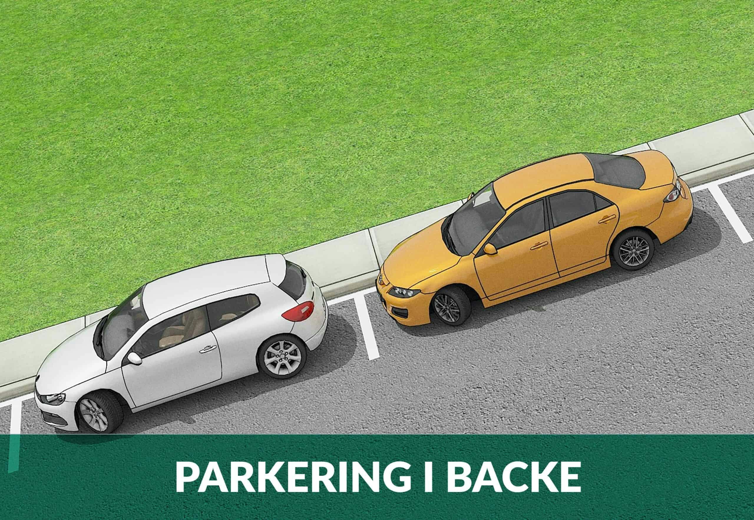 parkering i backe